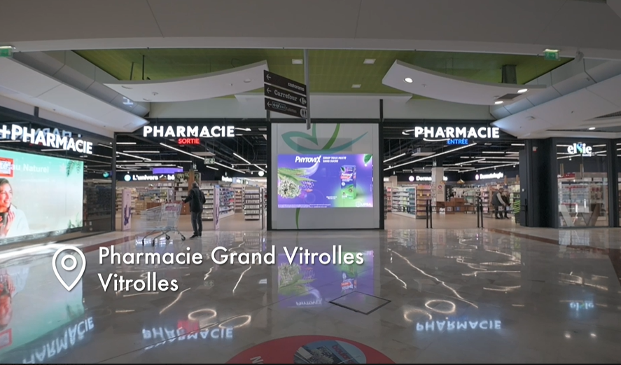Digitalisation de la pharmacie du centre commercial Grand Vitrolles